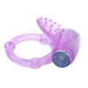 Purple Tongue Vibrating Cock Ring